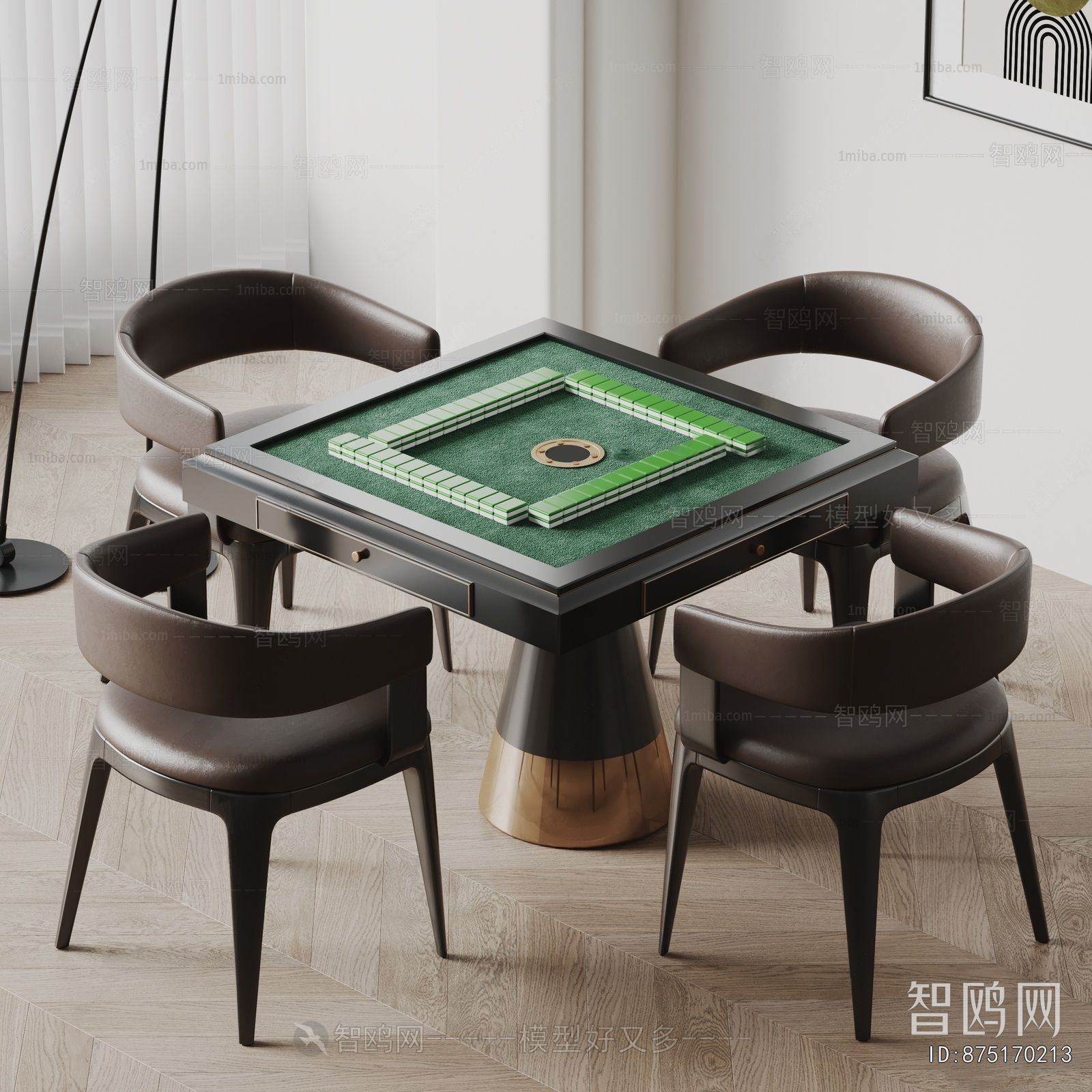 Modern Mahjong Tables And Chairs