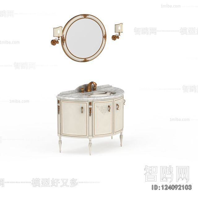 European Style Bathroom Cabinet