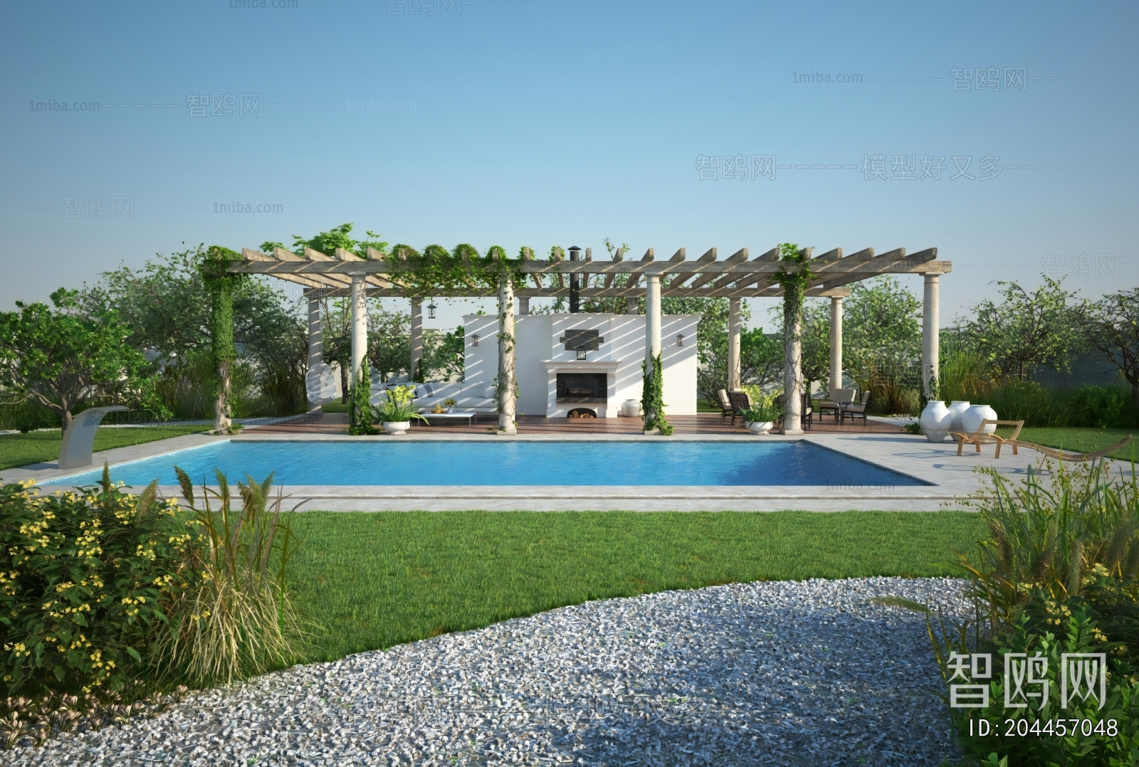 Modern Courtyard/landscape