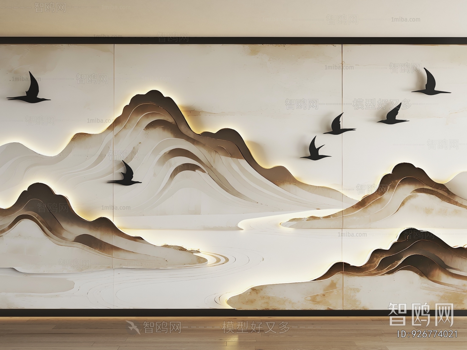 New Chinese Style TV Wall