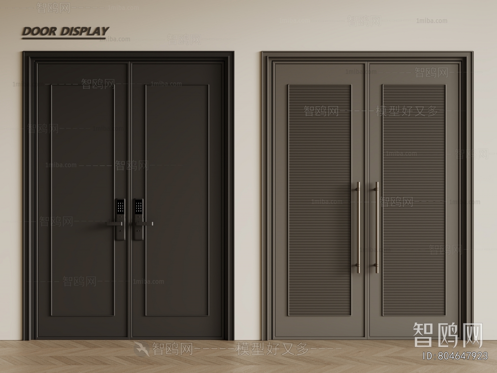 Modern Double Door