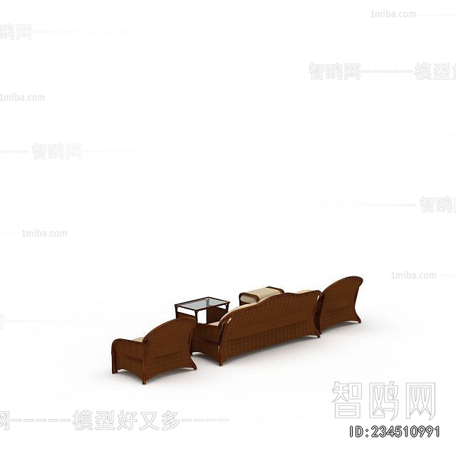 Simple European Style Sofa Combination