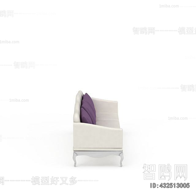 Simple European Style Three-seat Sofa