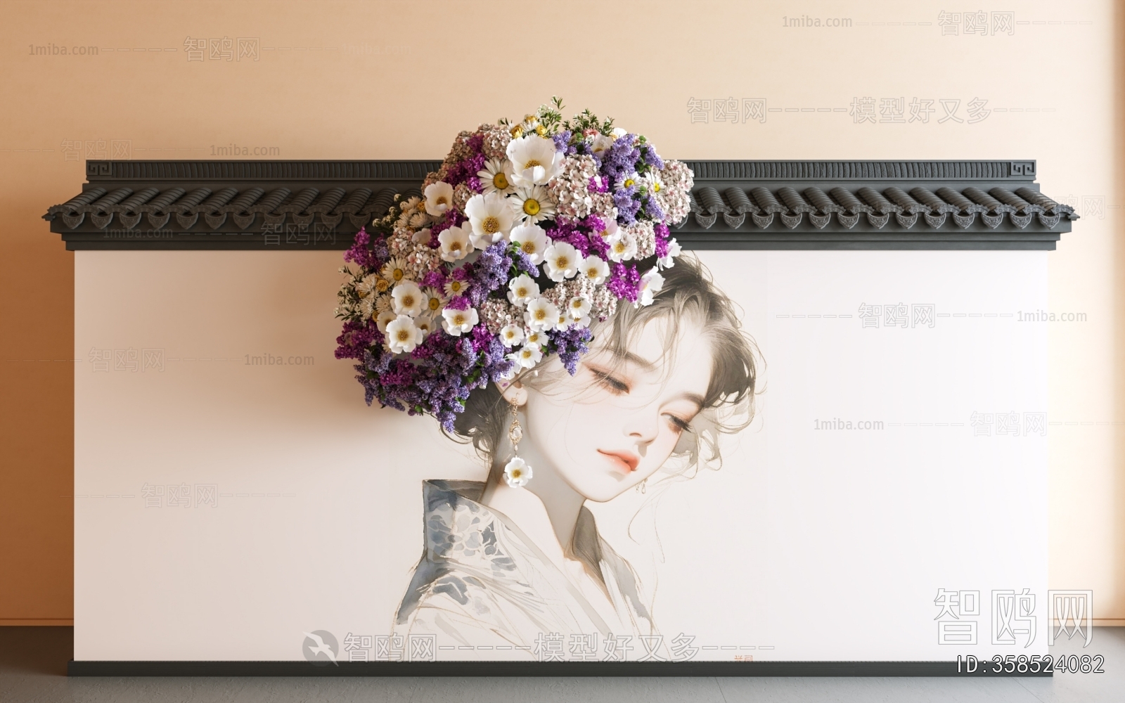 New Chinese Style Landscape Wall