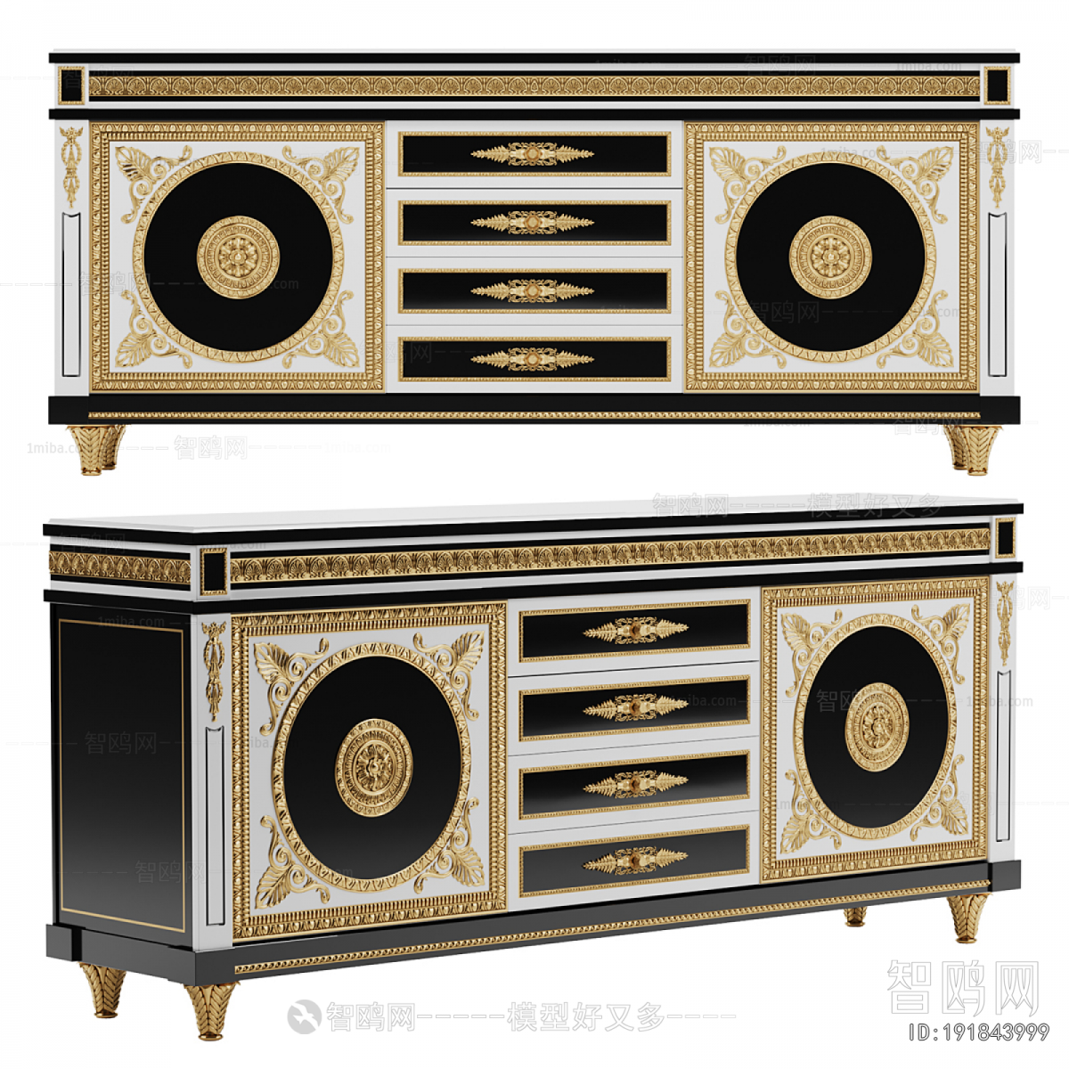 European Style Side Cabinet