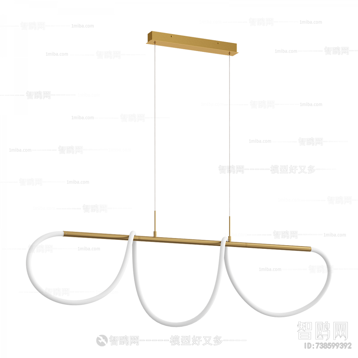 Modern Long Chandelier