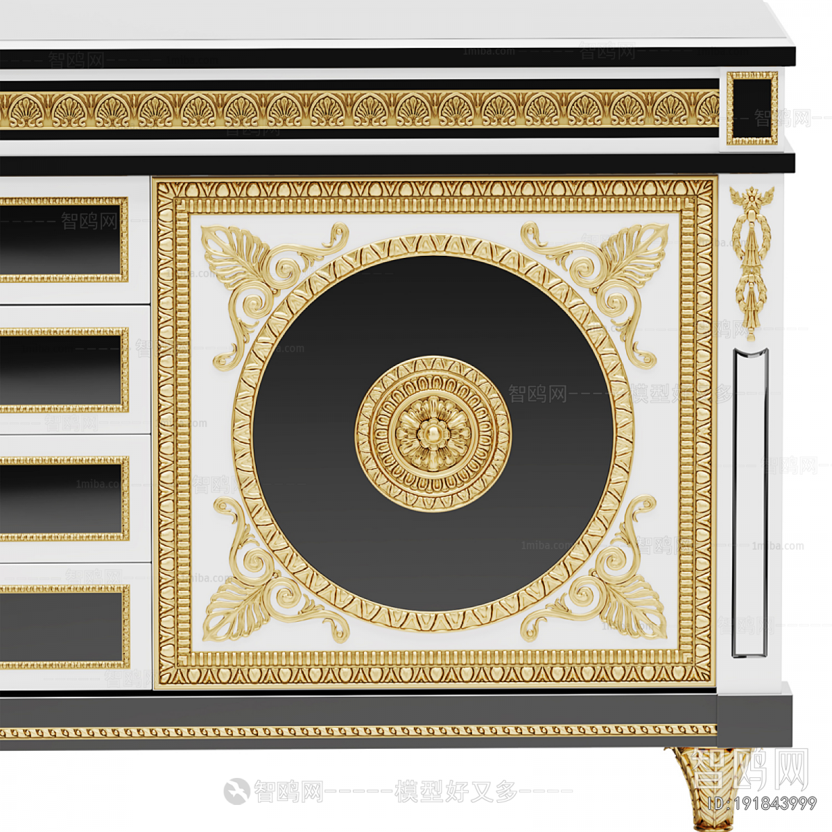 European Style Side Cabinet