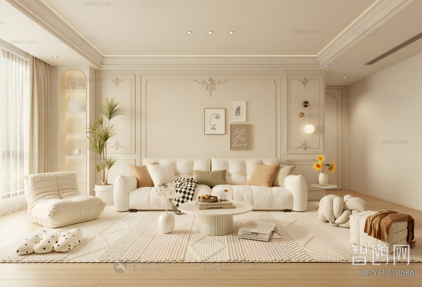 French Style A Living Room