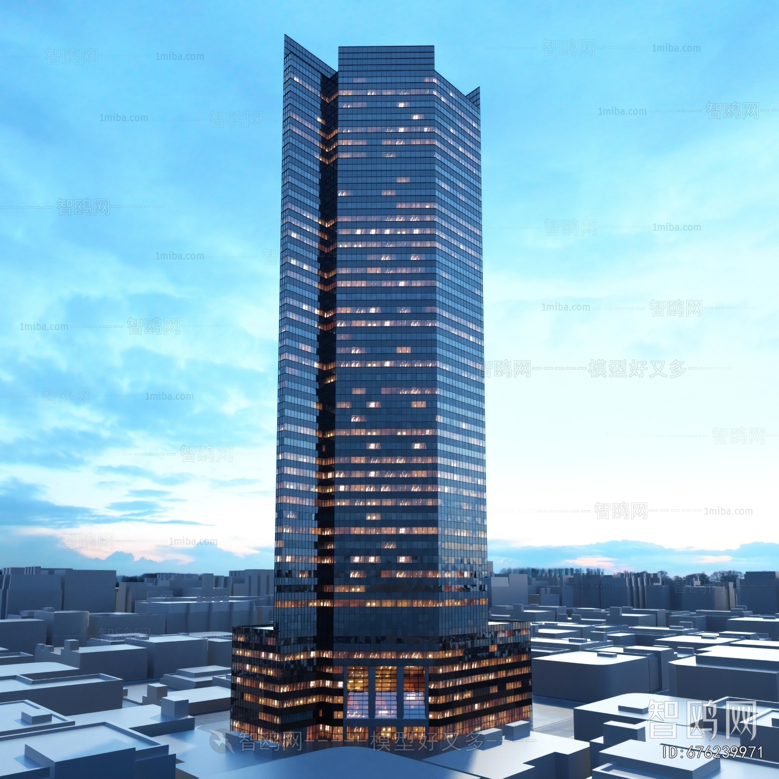 Modern Appearance Of Commercial Building