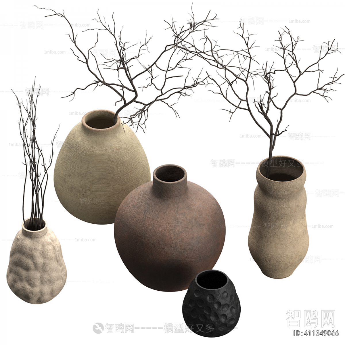 Wabi-sabi Style Dried Branch