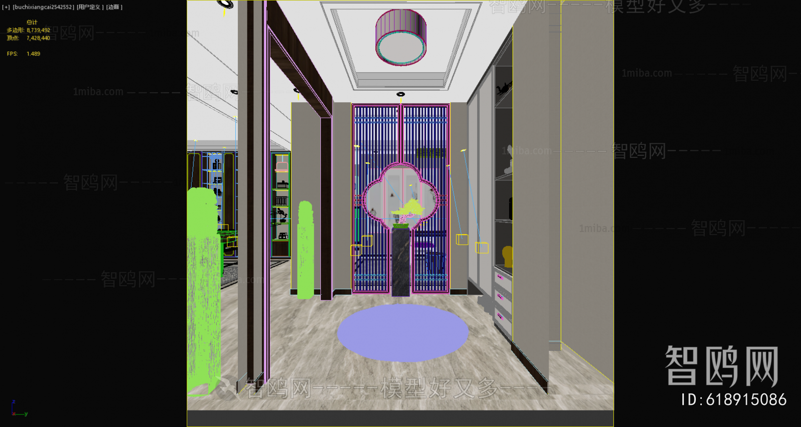 New Chinese Style Hallway