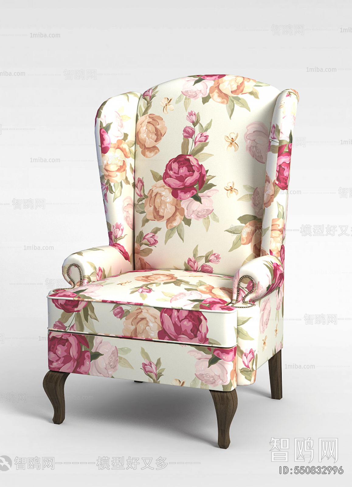 American Style Idyllic Style Single Sofa