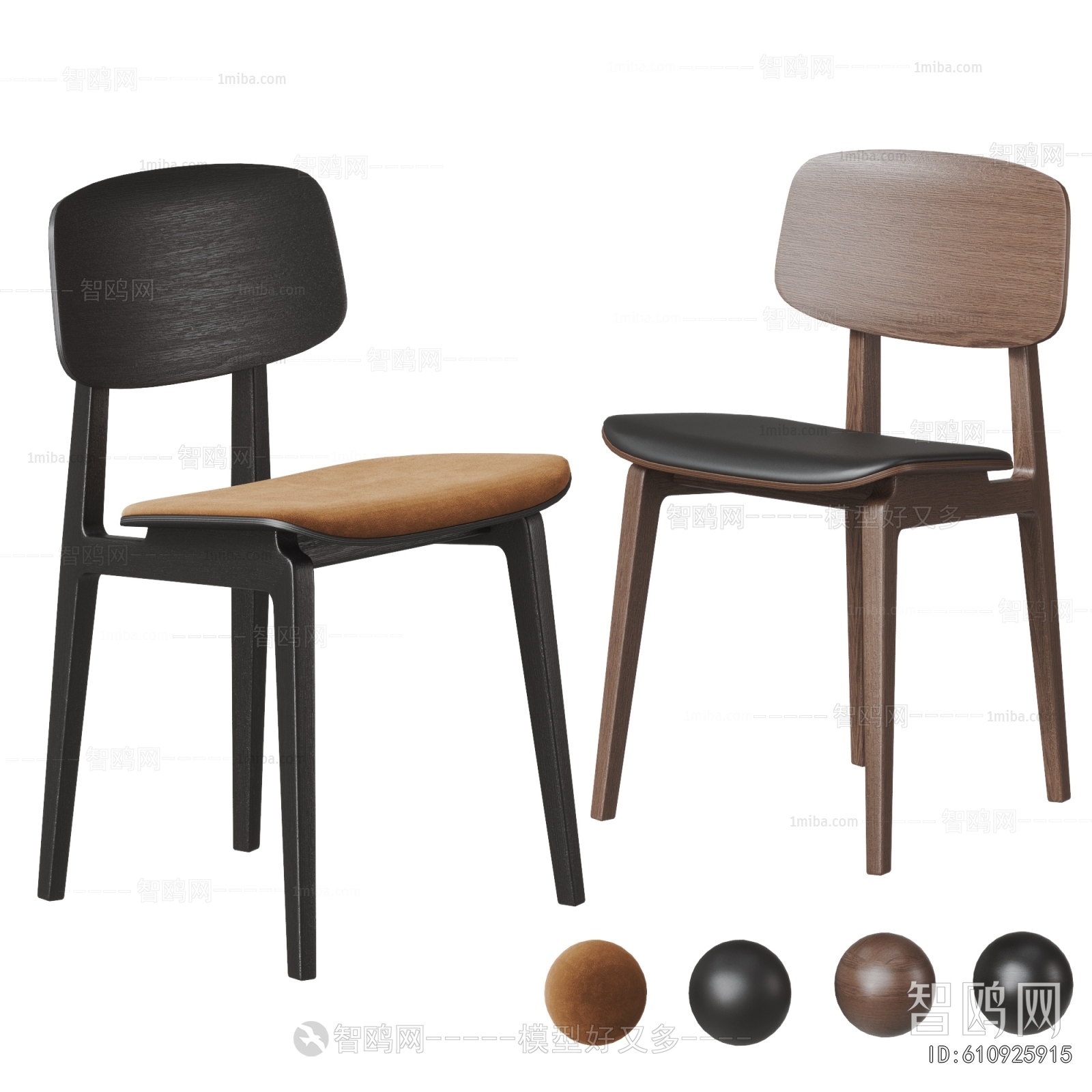 Nordic Style Single Chair