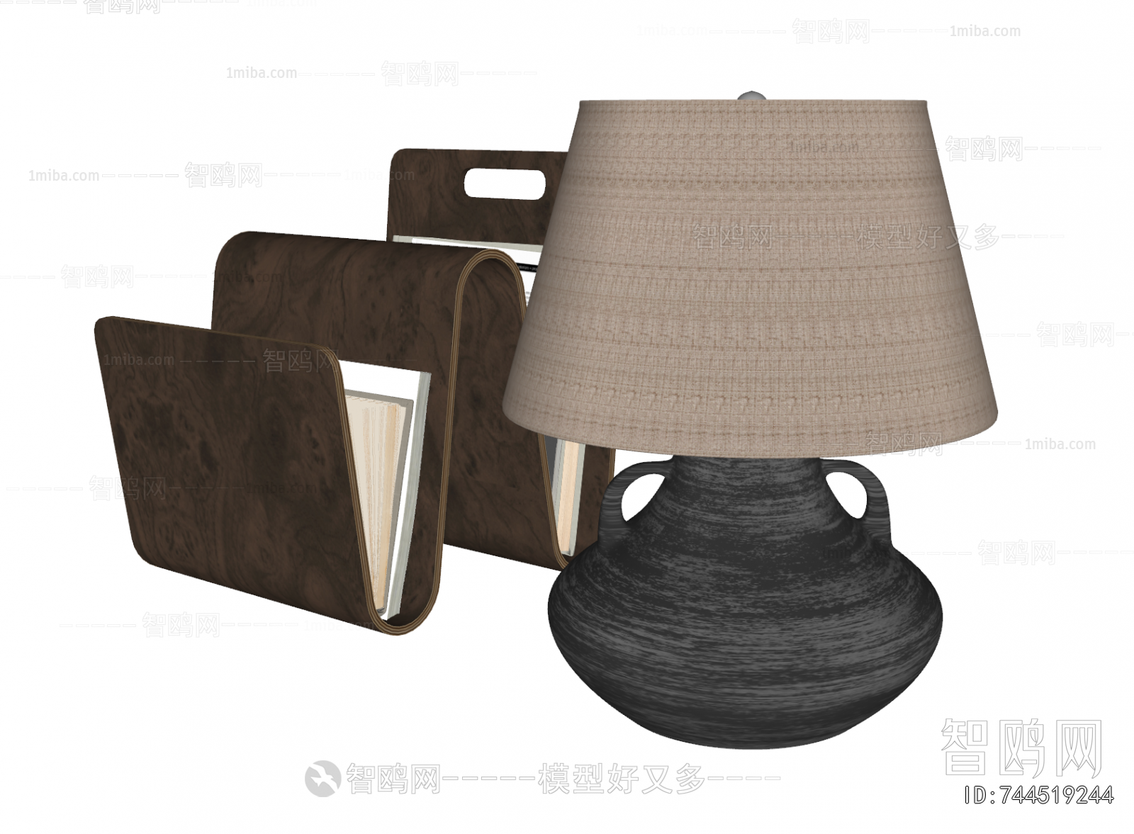 Wabi-sabi Style Table Lamp