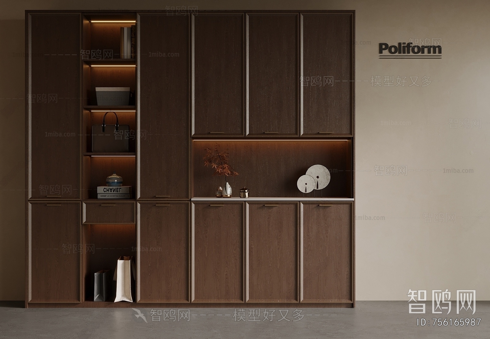 New Chinese Style Shoe Cabinet