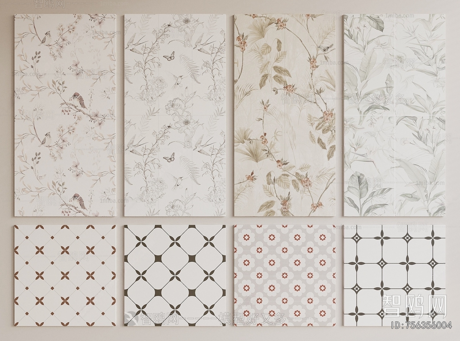 French Style Wall/floor/ceiling