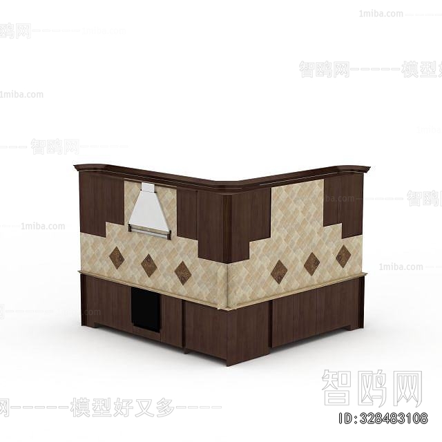 Simple European Style Kitchen Cabinet