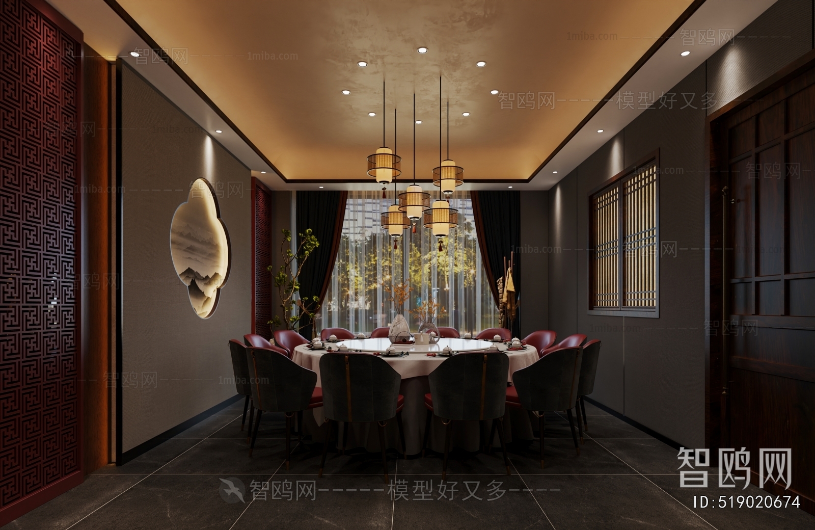 New Chinese Style Restaurant Box