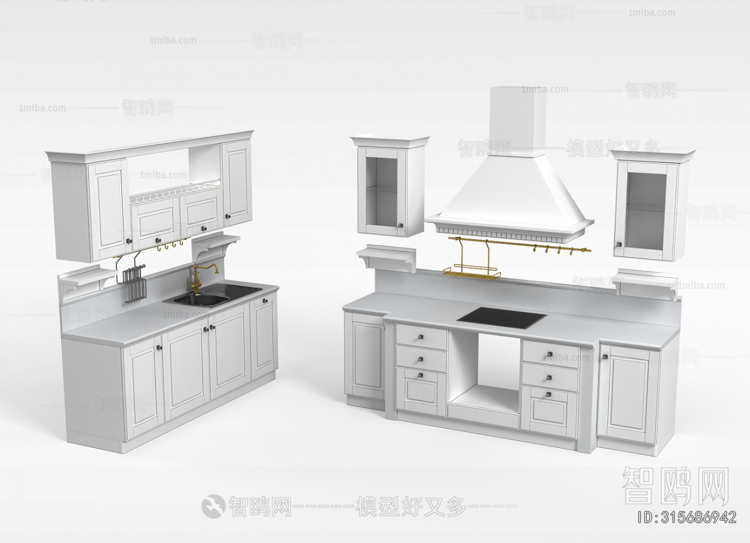 European Style Kitchen Cabinet