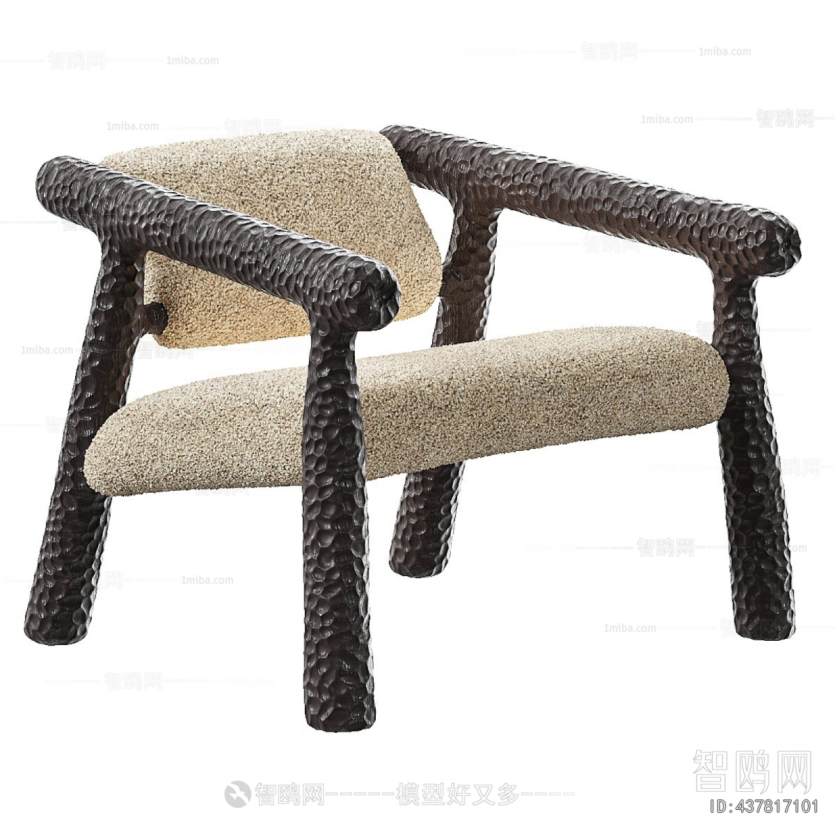 Wabi-sabi Style Lounge Chair