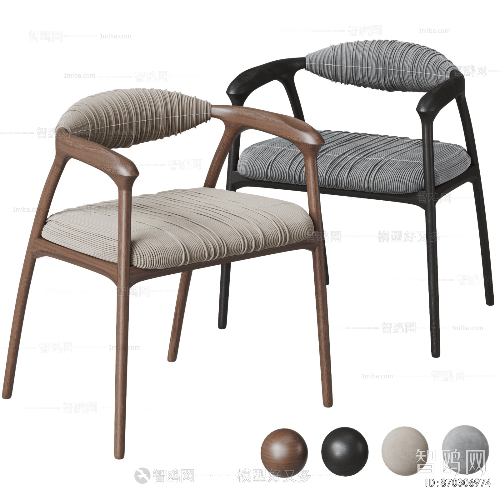 Wabi-sabi Style Dining Chair