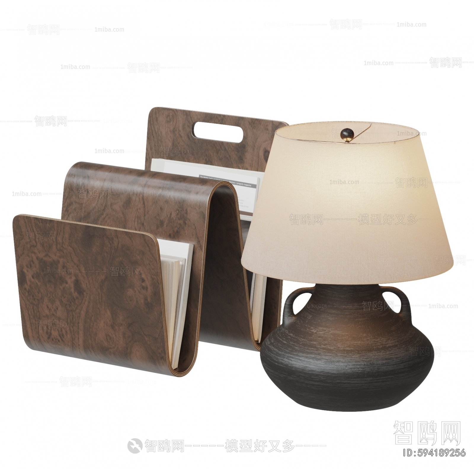Wabi-sabi Style Table Lamp