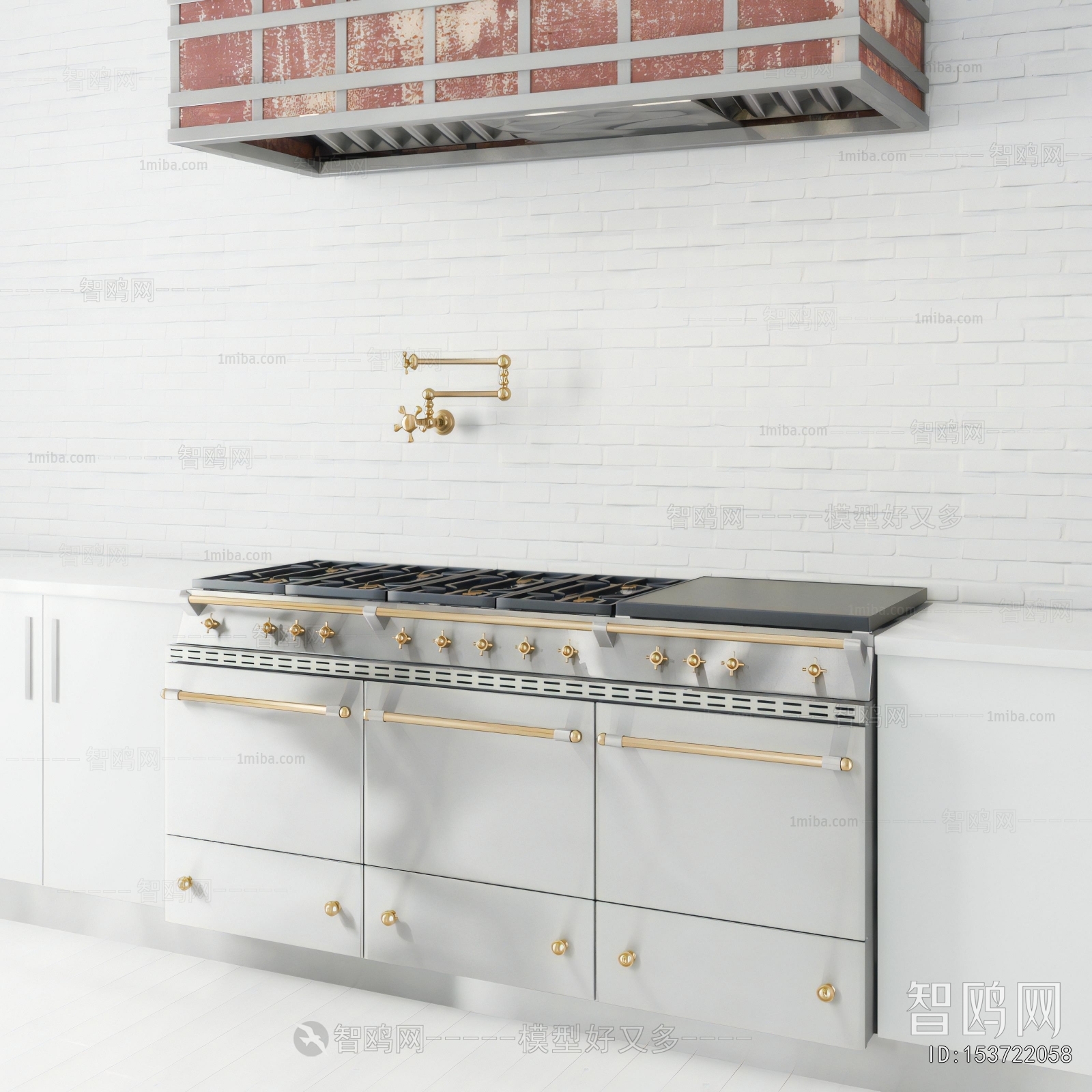 Modern Kitchen Electric Gas Range