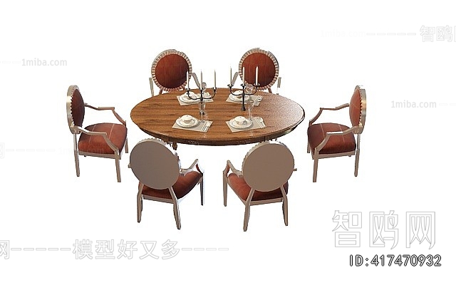 American Style Dining Table And Chairs