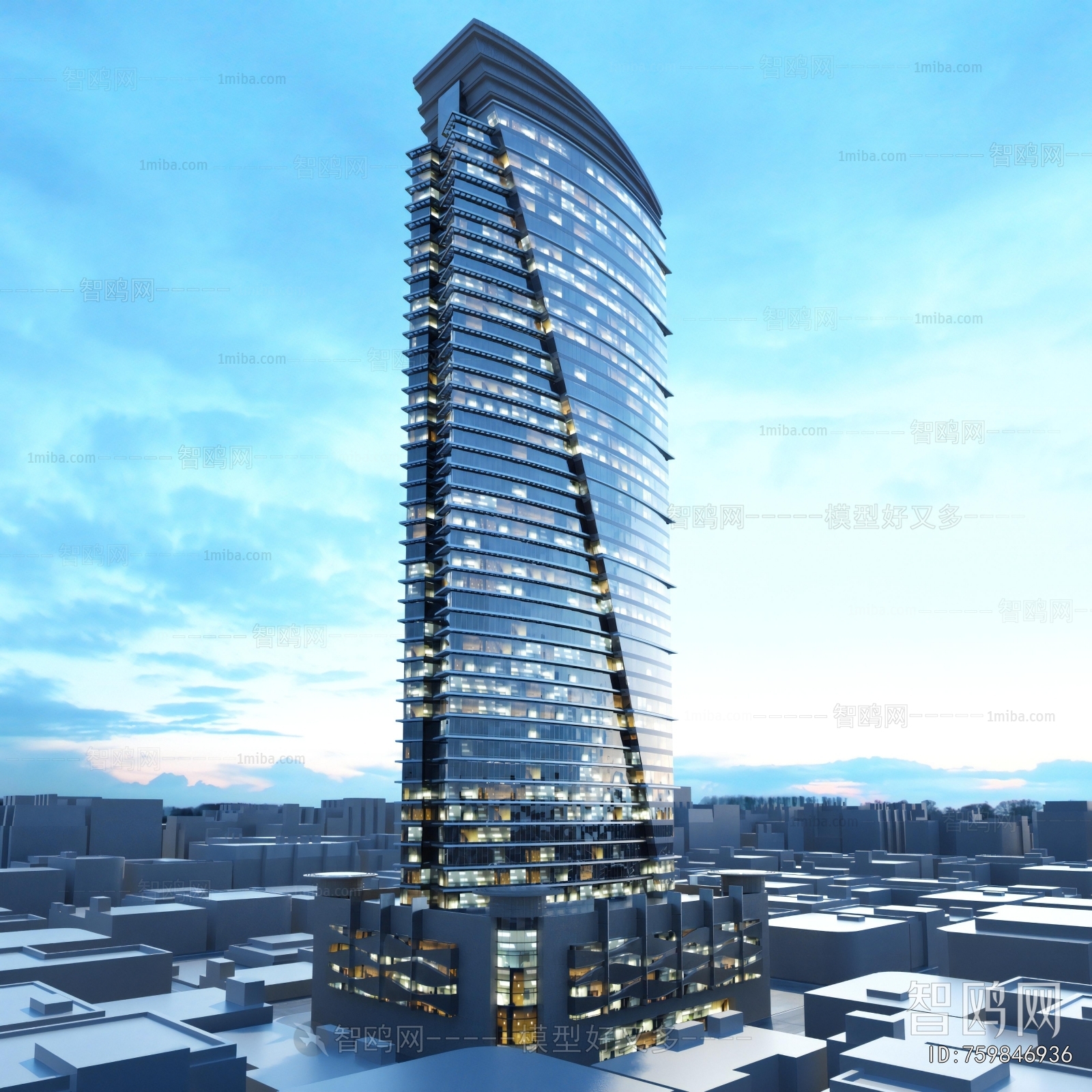 Modern Appearance Of Commercial Building