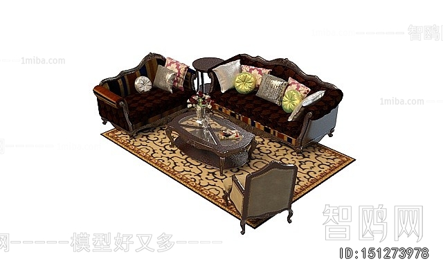 European Style Sofa Combination