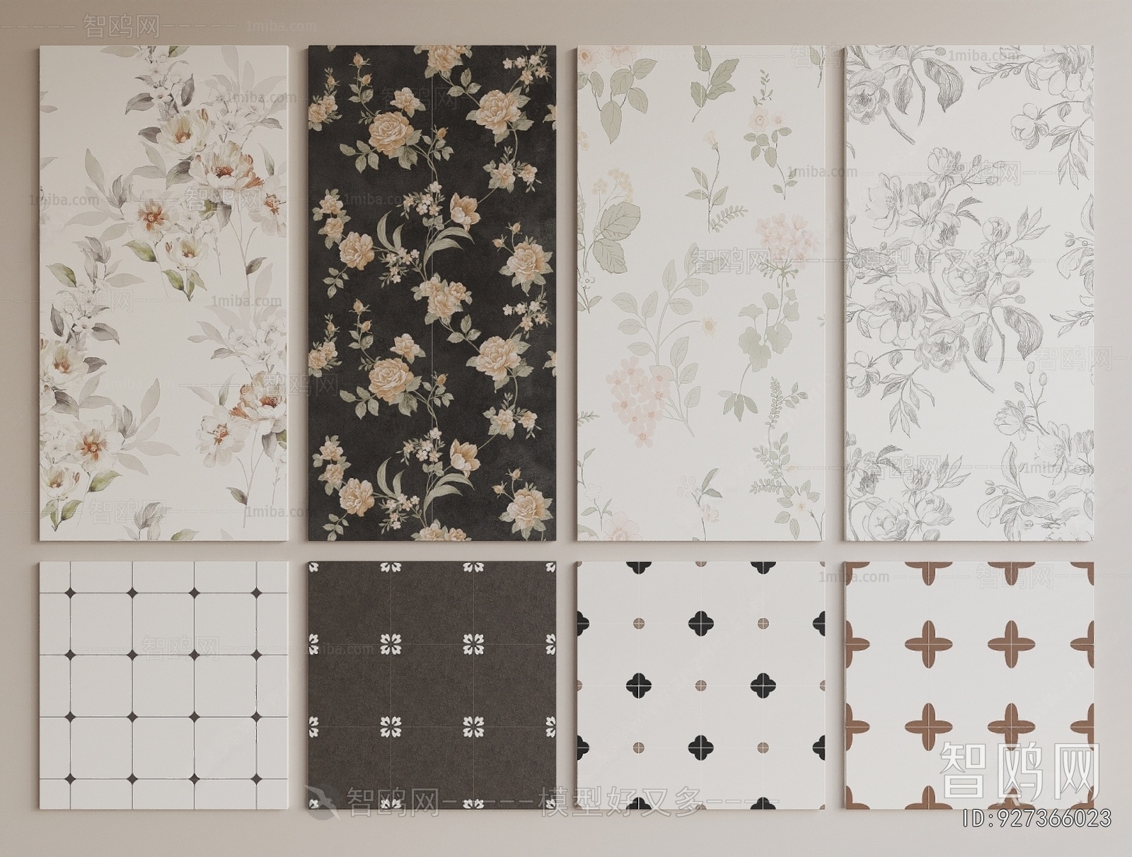 French Style Wall/floor/ceiling