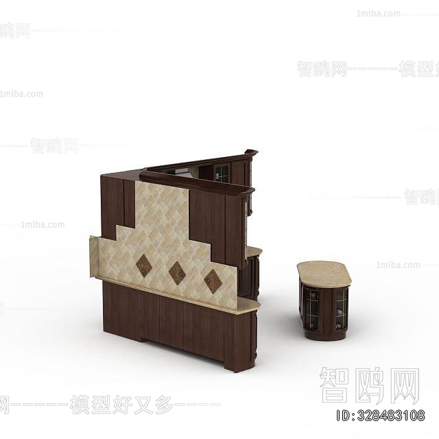 Simple European Style Kitchen Cabinet