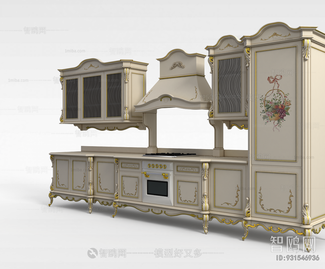 European Style Kitchen Cabinet