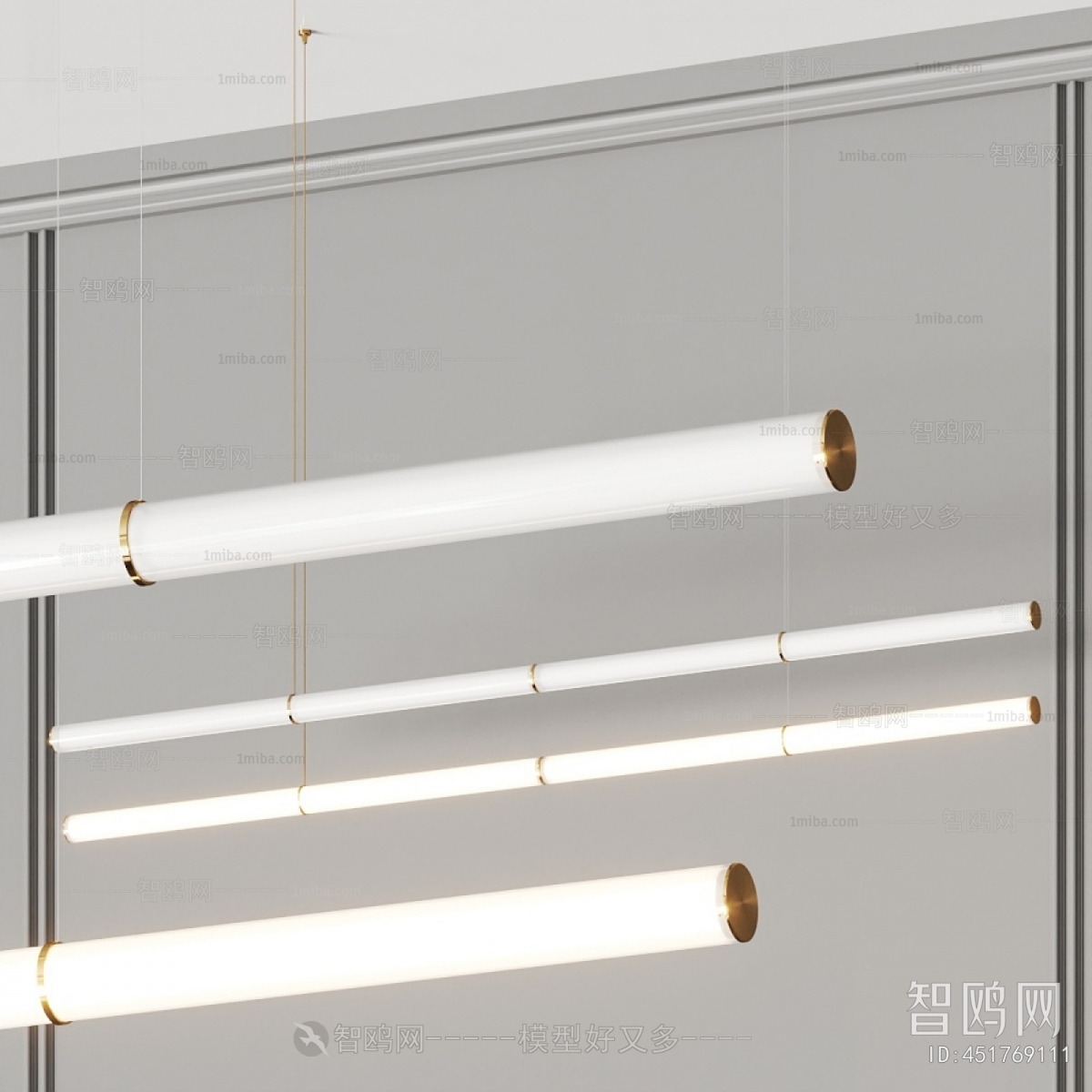 Modern Long Chandelier