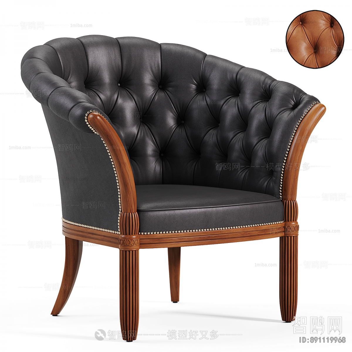 American Style Single Sofa