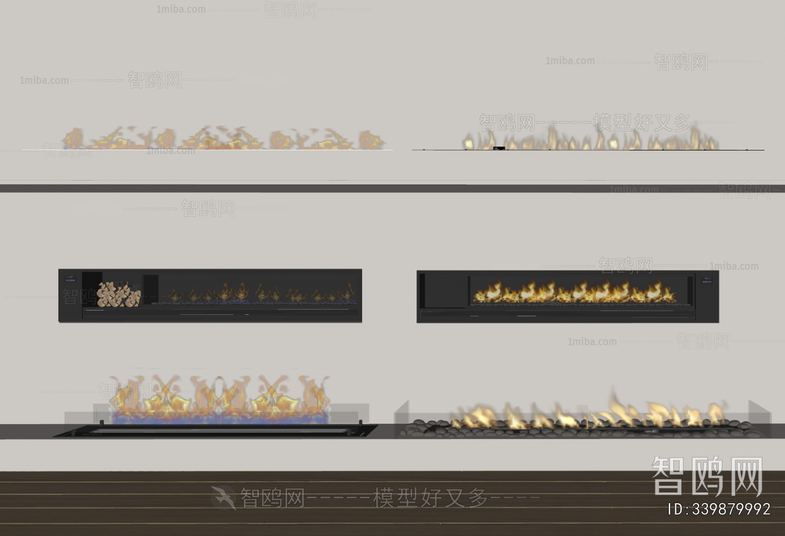 Modern Electronic Fireplace