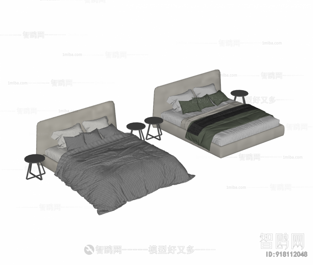 Modern Double Bed