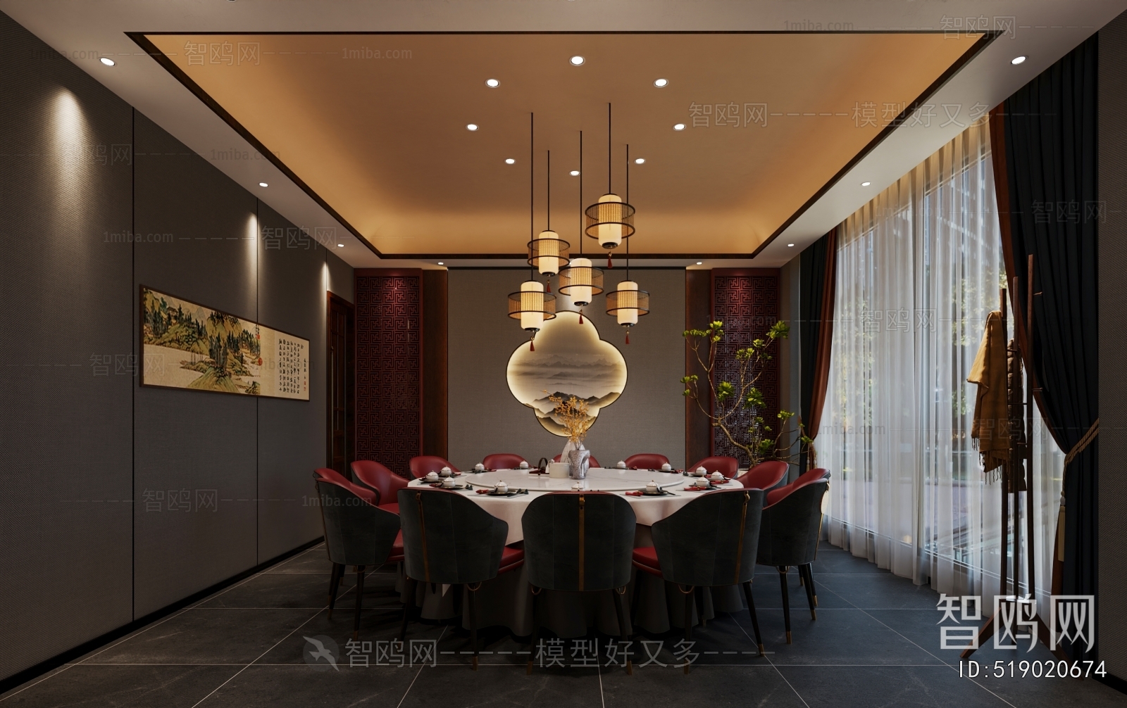 New Chinese Style Restaurant Box