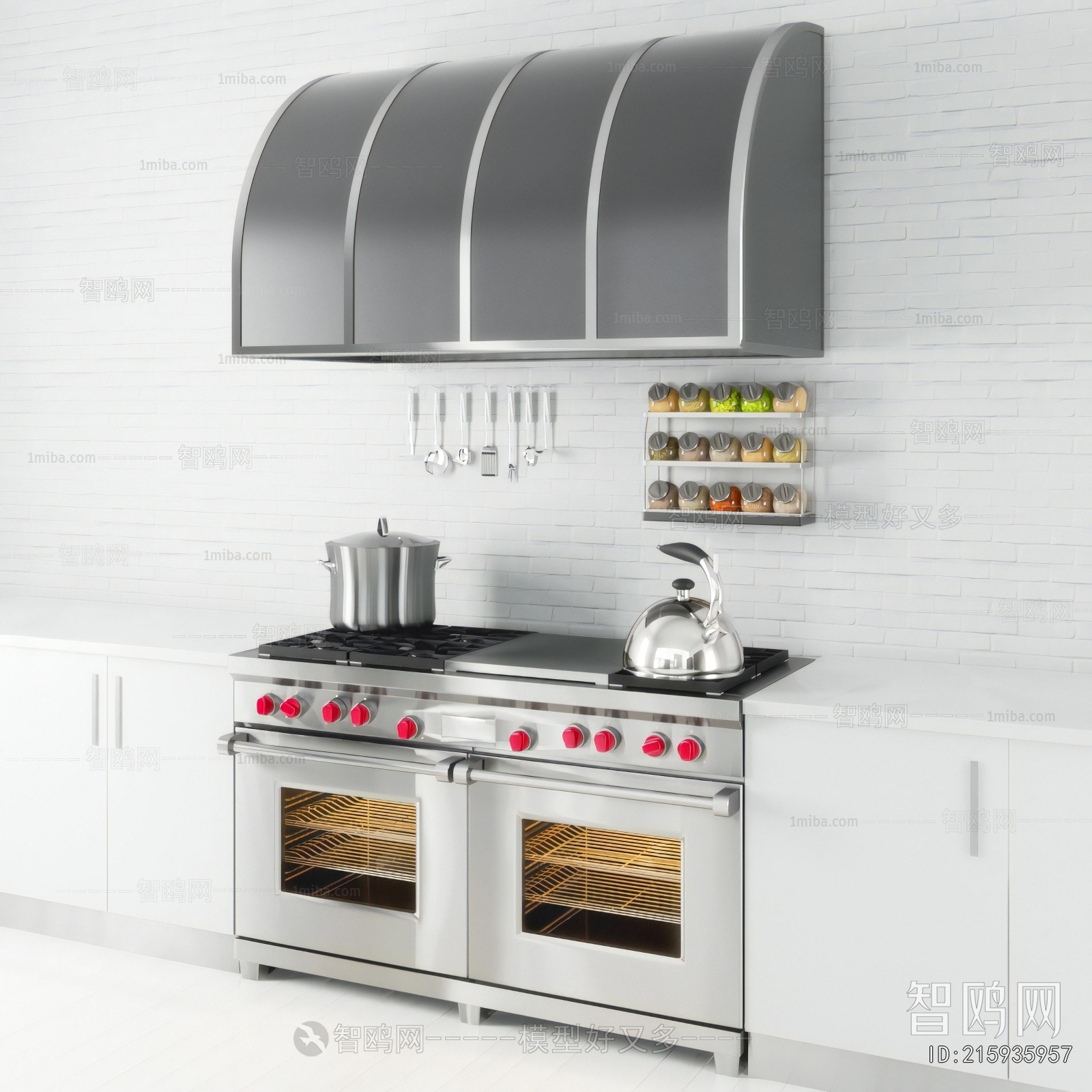 Modern Kitchen Electric Gas Range