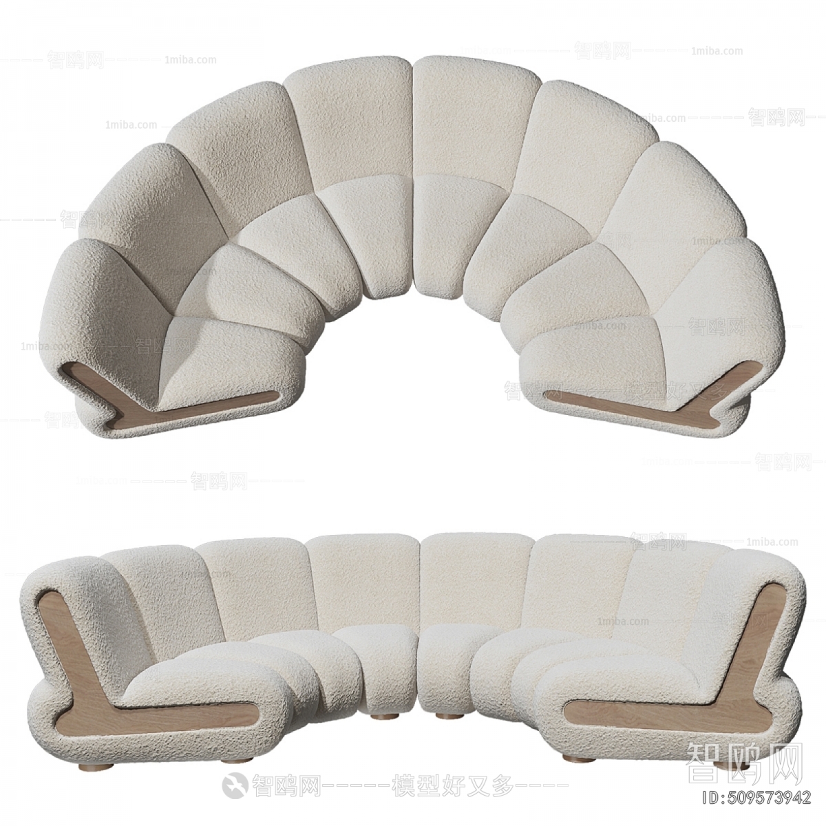 Modern Curved Sofa