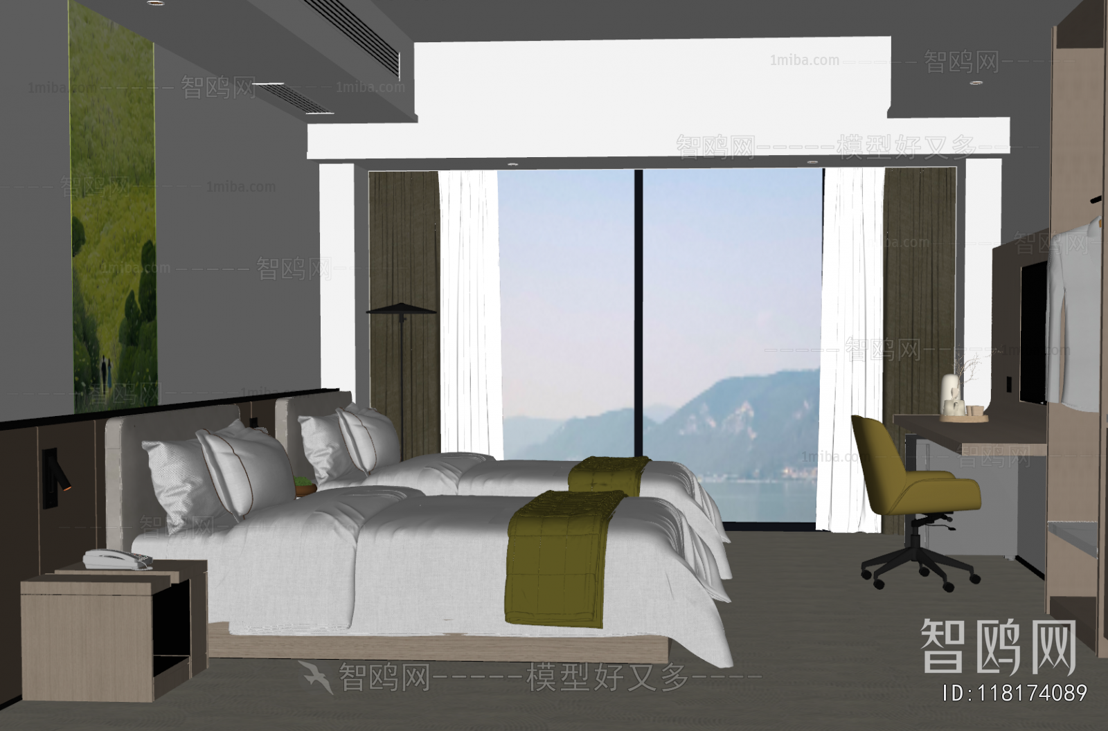 Modern Guest Room
