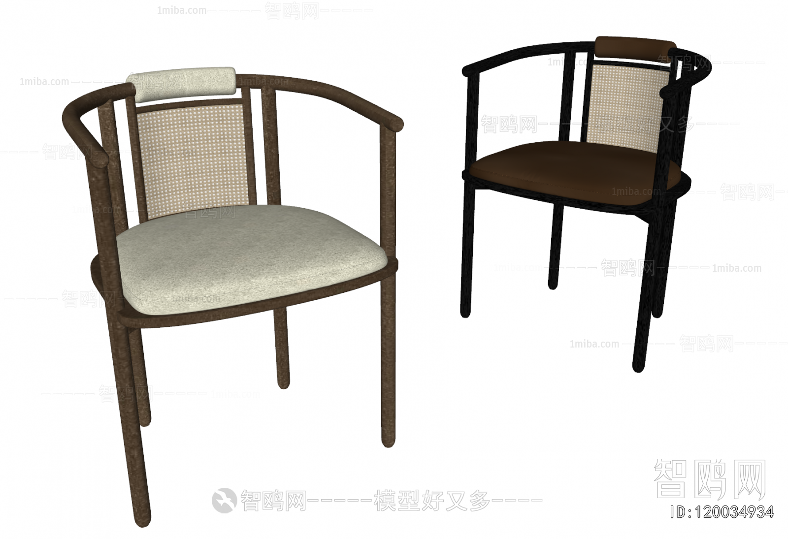 Wabi-sabi Style Single Chair