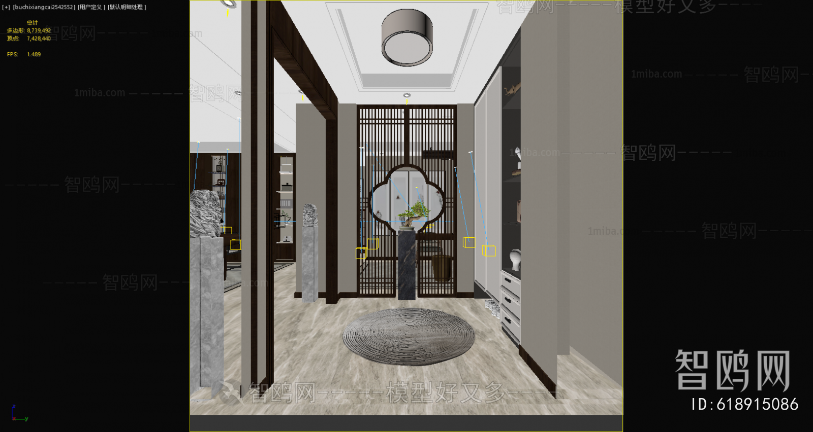 New Chinese Style Hallway