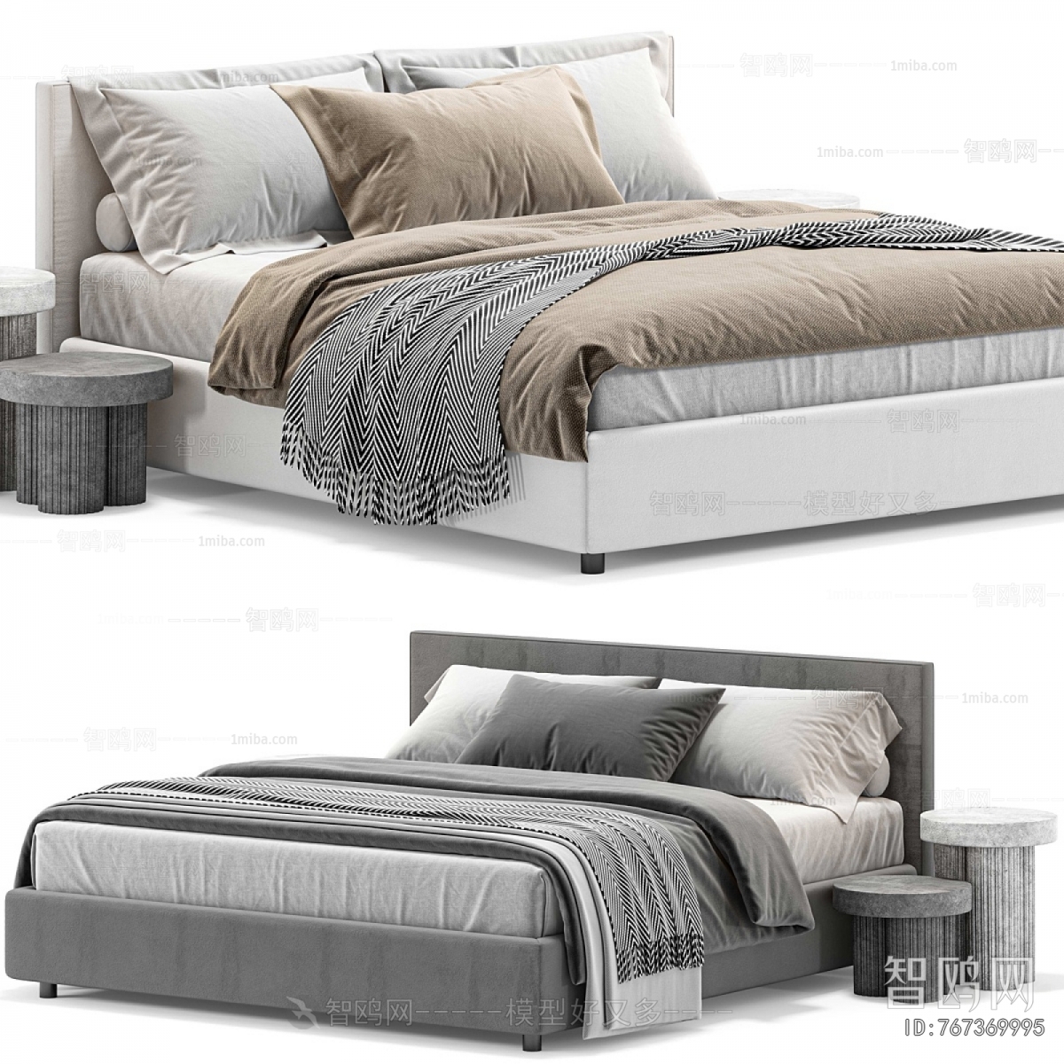 Modern Double Bed