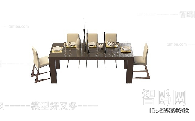 European Style Dining Table And Chairs