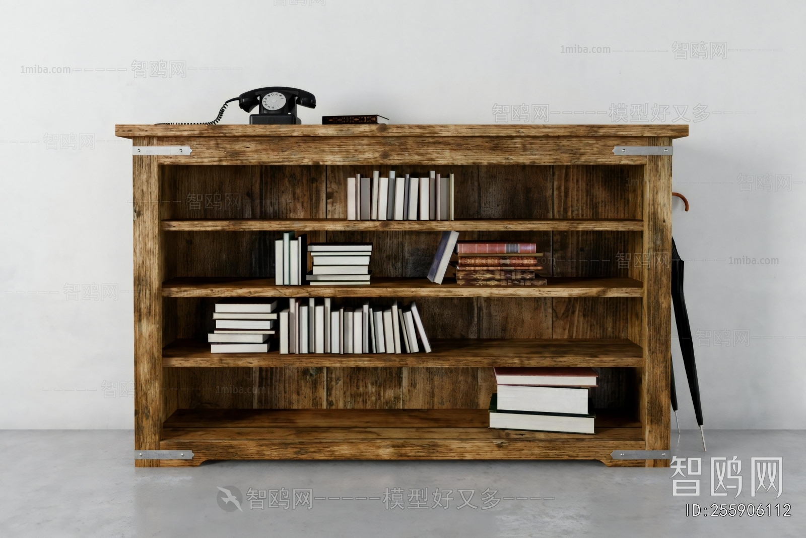 Wabi-sabi Style Bookcase