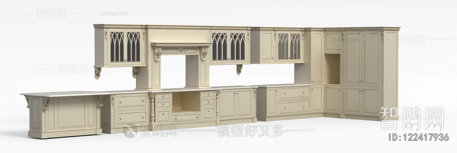 European Style Kitchen Cabinet