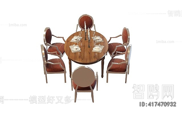 American Style Dining Table And Chairs