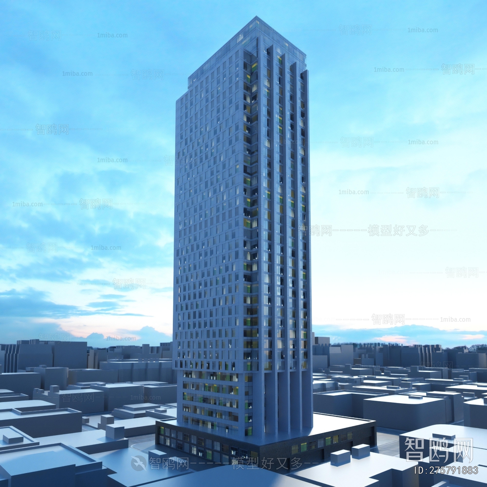 Modern Appearance Of Commercial Building