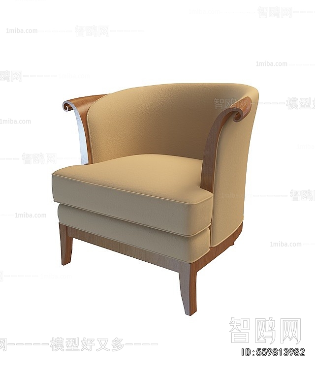 European Style Single Sofa